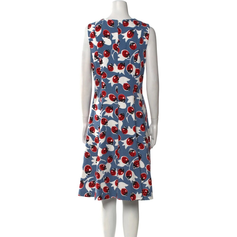 $2295 Carolina Herrera Ladybug Dress US 8 - Picture 6 of 6